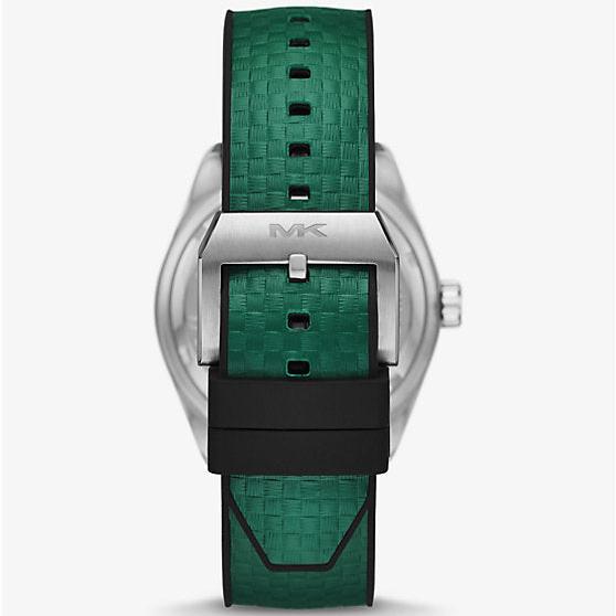 Orologio Michael Kors Accelerator MK9173 Sportivo Acciaio e Silicone Verde
