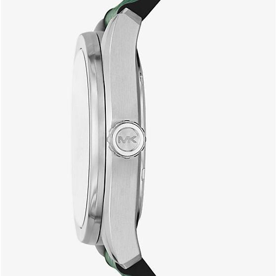 Orologio Michael Kors Accelerator MK9173 Sportivo Acciaio e Silicone Verde
