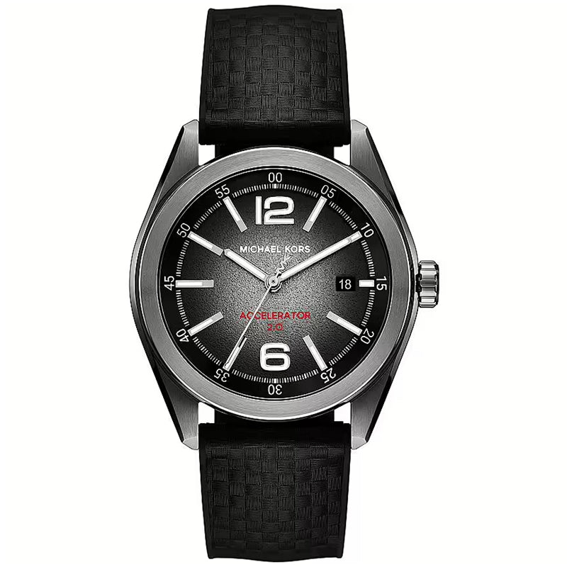 Orologio Michael Kors Accelerator MK9175 Sportivo Acciaio e Silicone Nero