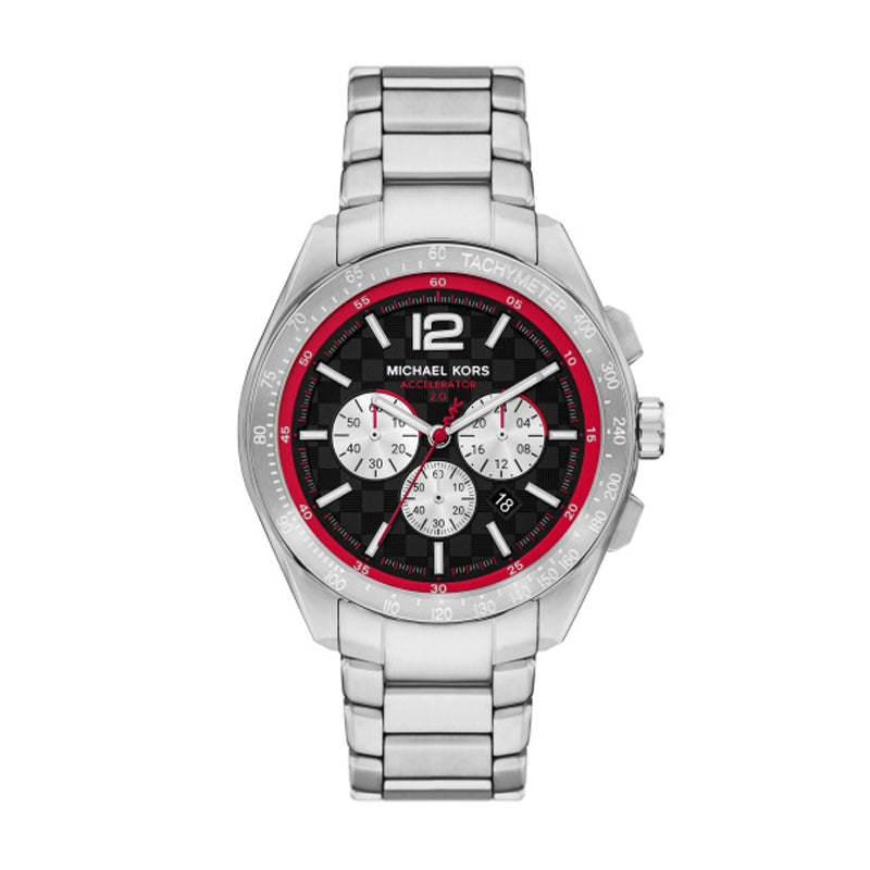 Orologio Michael Kors Accelerator MK9176 Cronografo Nero SIlver