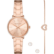 Orologio Michael Kors Donna MK1040 Oro Rosa Cristalli