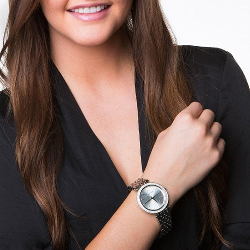 Orologio Michael Kors Donna MK3190 Crono Oro Rosa Cristalli