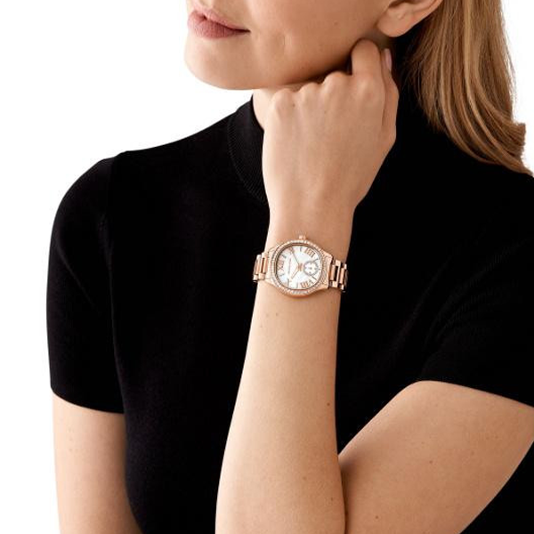 Orologio Michael Kors Donna MK4806 Oro Rosa Cristalli