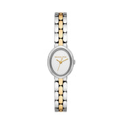 Orologio Michael Kors Donna MK4956 Pelle Bianca Oro Rosa