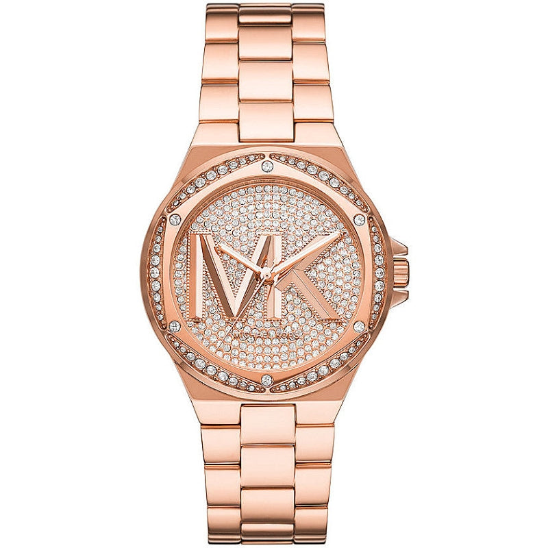 Orologio Michael Kors Donna MK7230 Pelle Bianca Oro Rosa