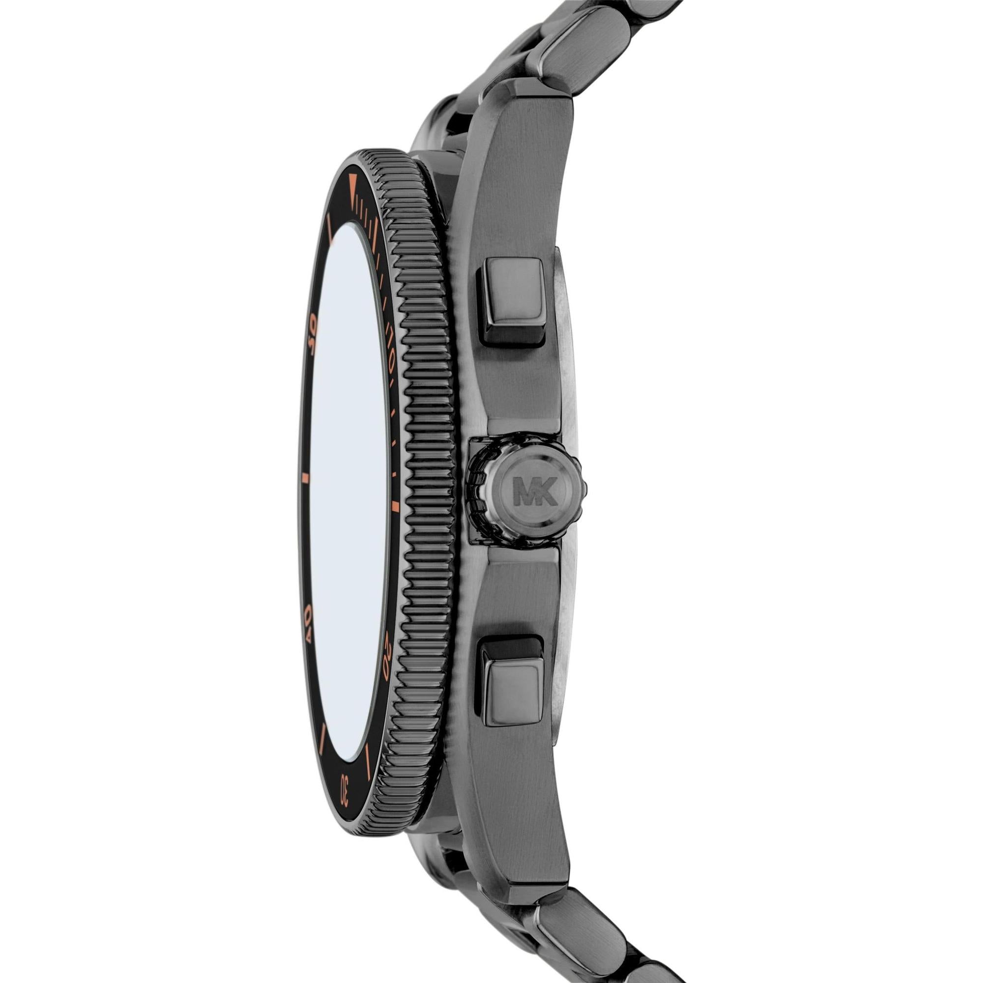 Orologio Michael Kors MK9204 Cronografo Maritime Acciaio Gunmetal