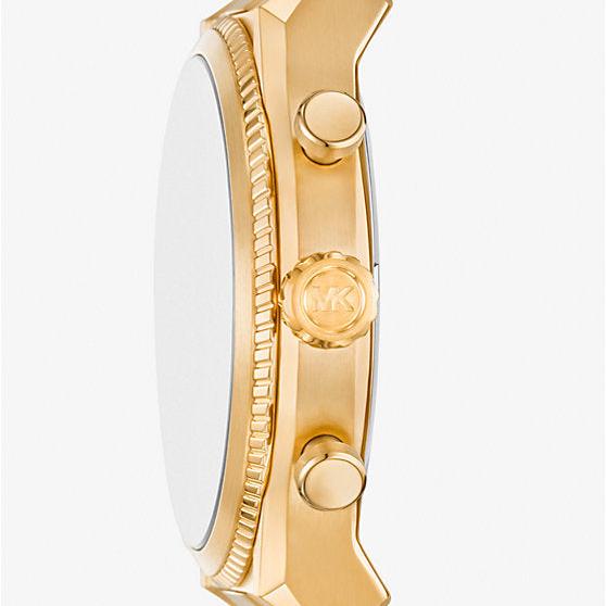 Orologio Michael Kors Panorama MK9195 Cronografo Acciaio Oro
