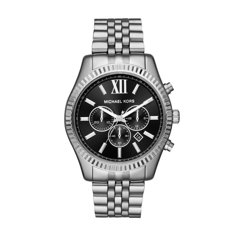 Orologio Michael Kors Uomo MK8602 Cronografo Acciaio Nero Blu