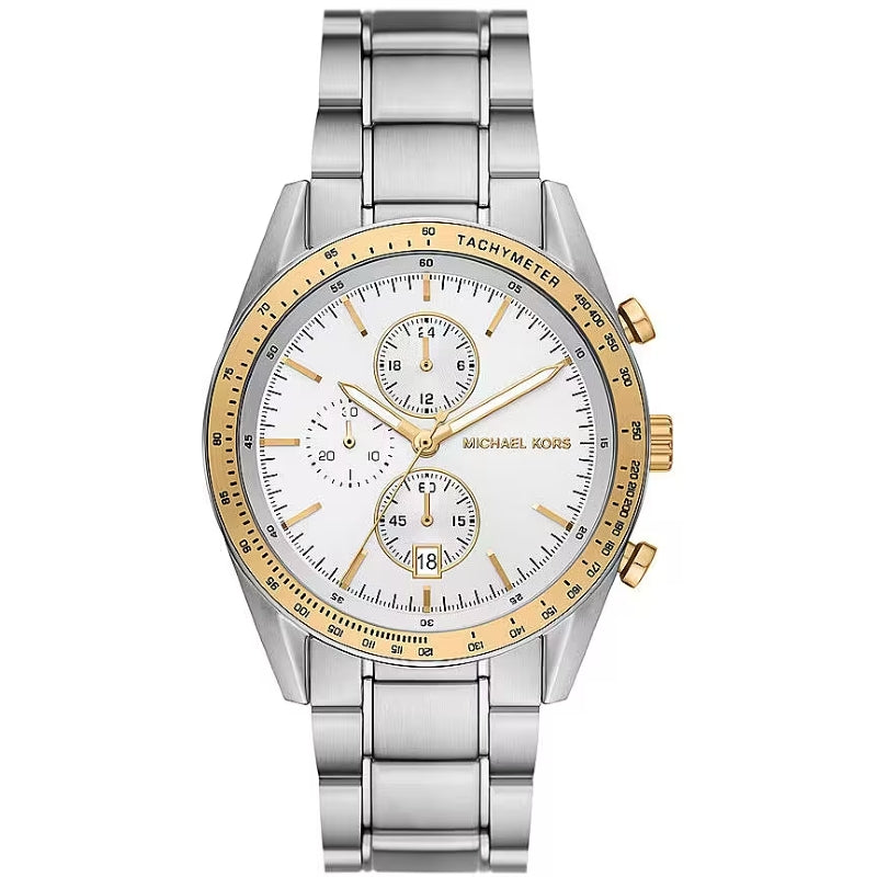 Orologio Michael Kors Uomo MK9112 Solo Tempo Oro Giallo Blu