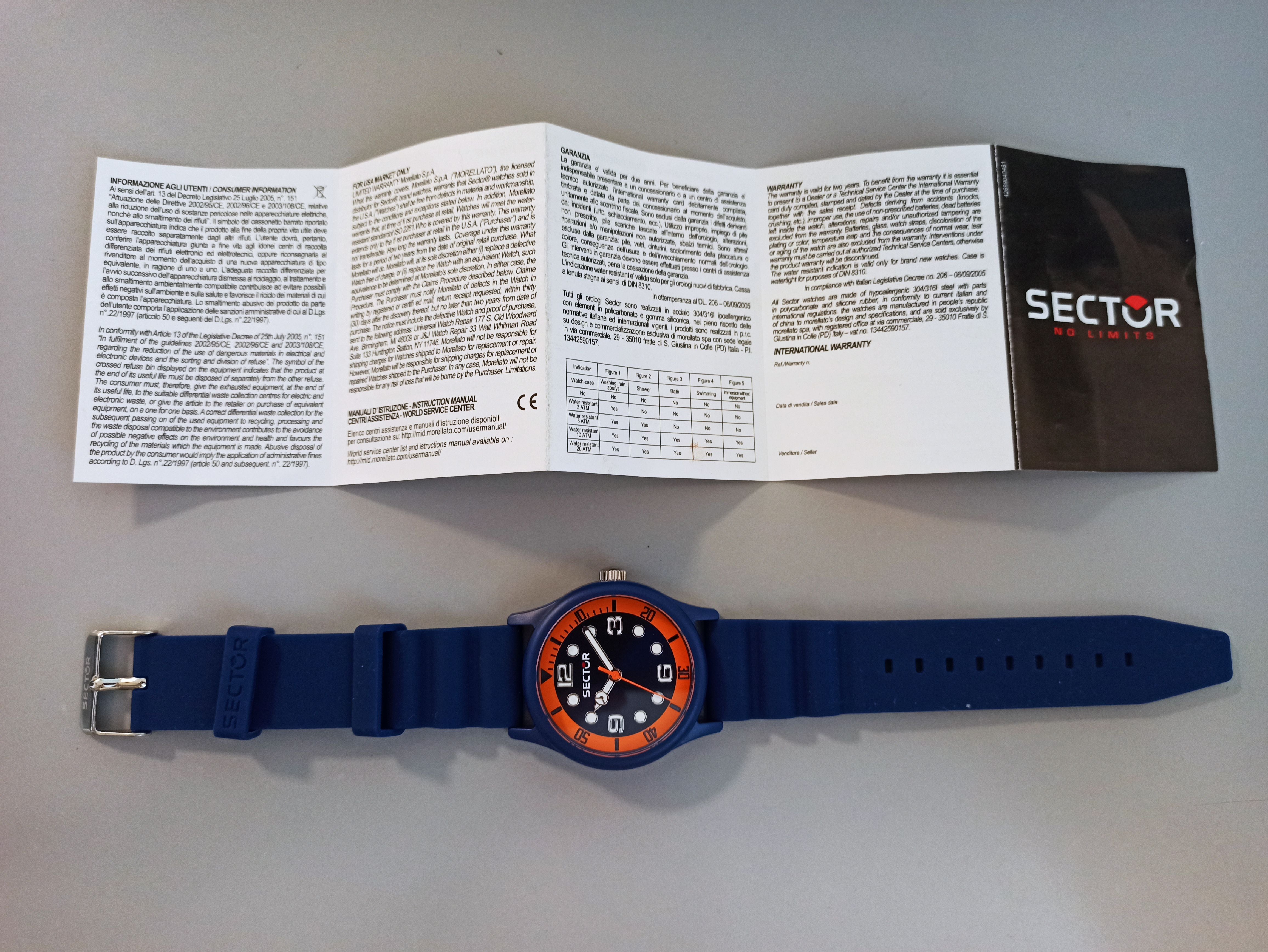 Orologio Sector R3251318003 Uomo