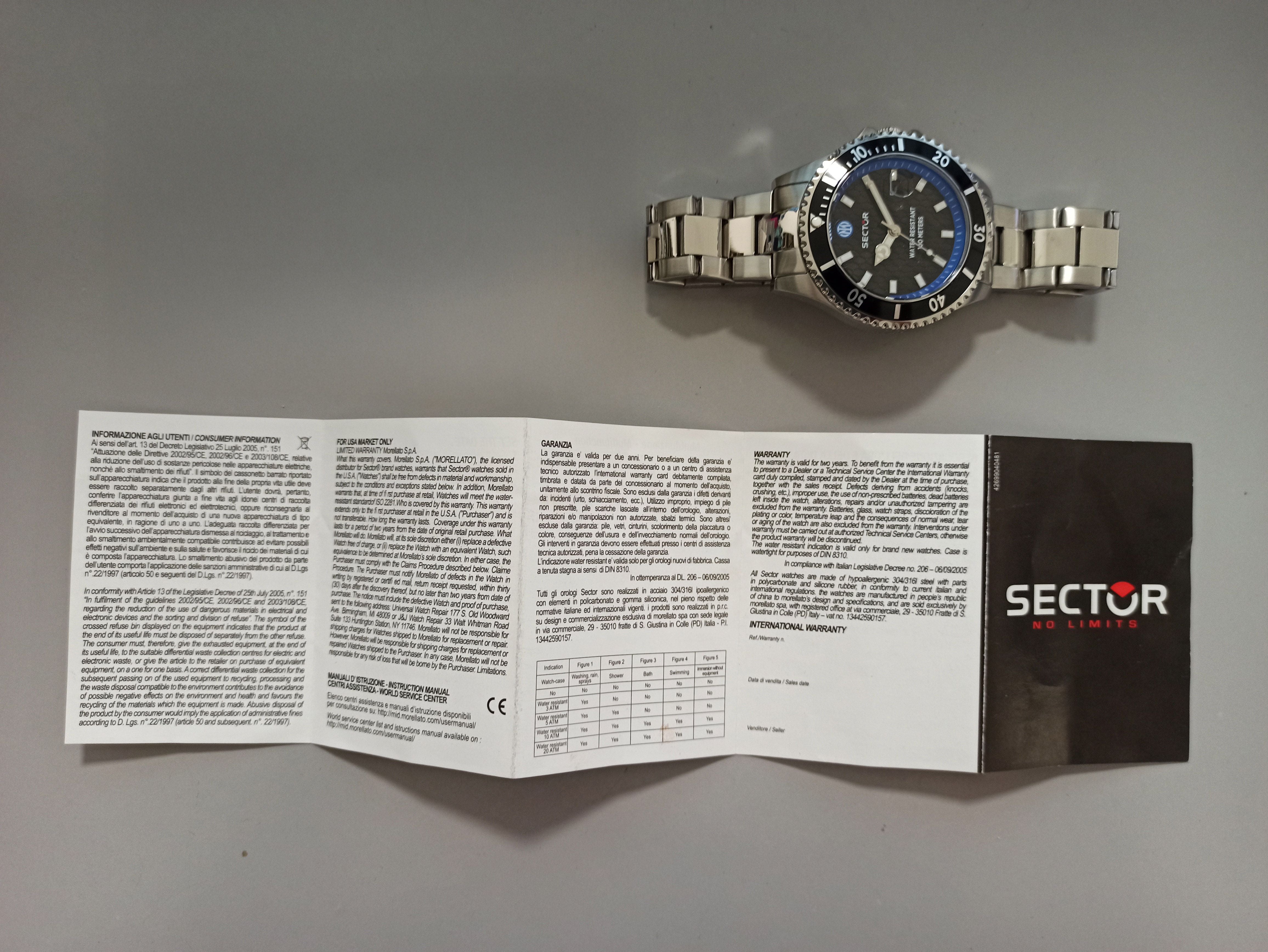 Orologio Sector R3253161063 Uomo