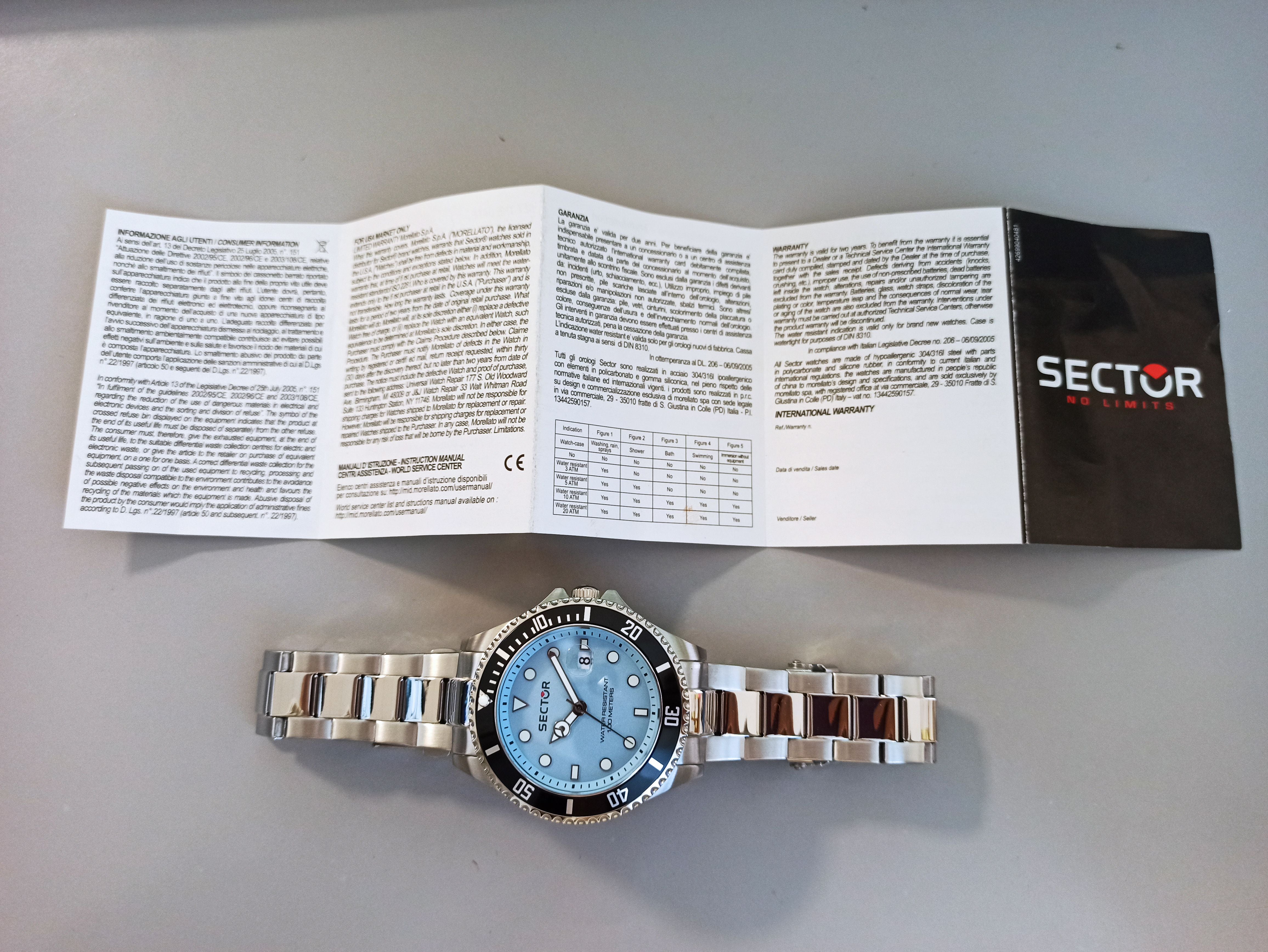 Orologio Sector R3253161065 Uomo