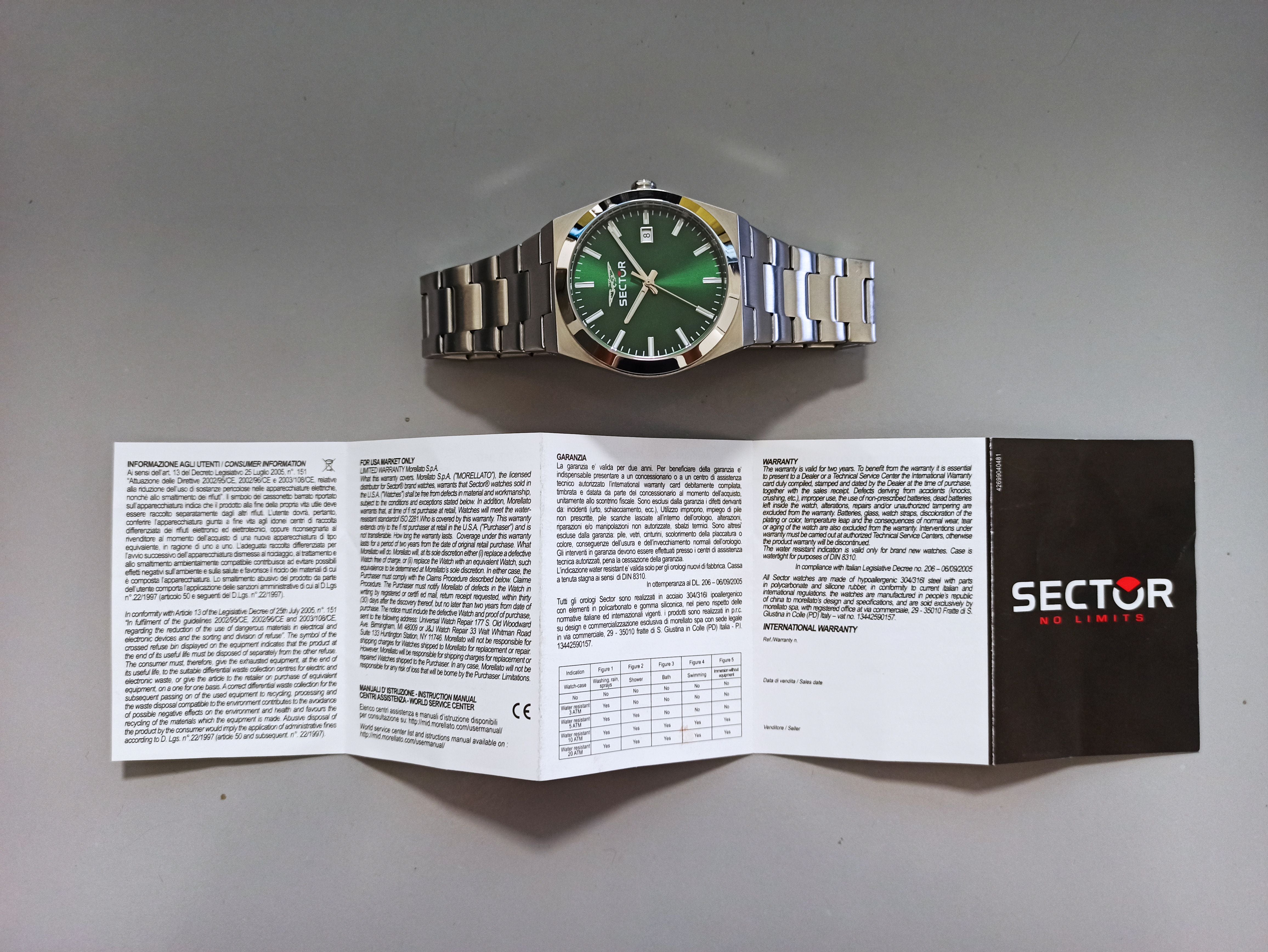 Orologio Sector R3253301002 Uomo