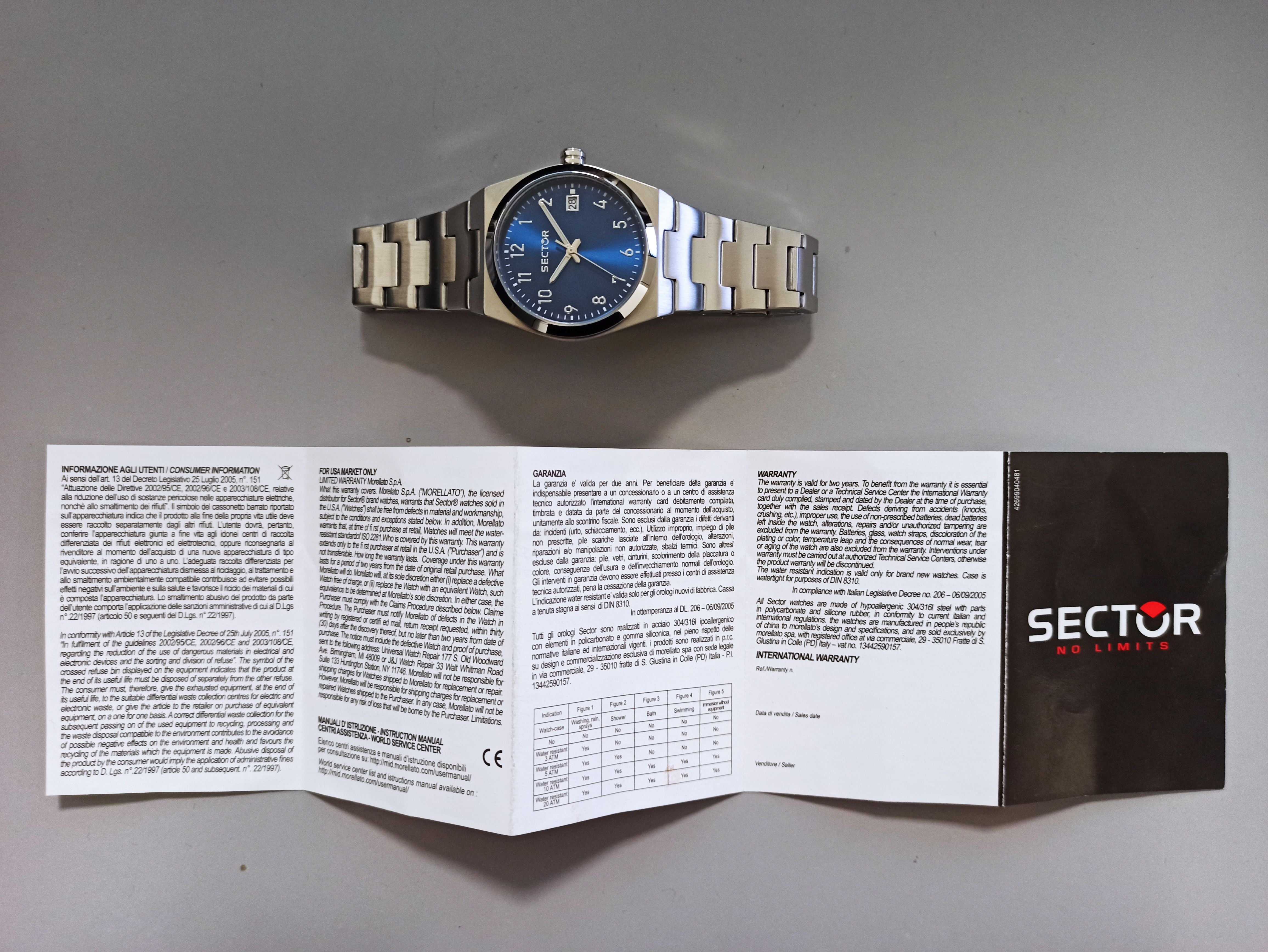Orologio Sector R3253301502 Donna