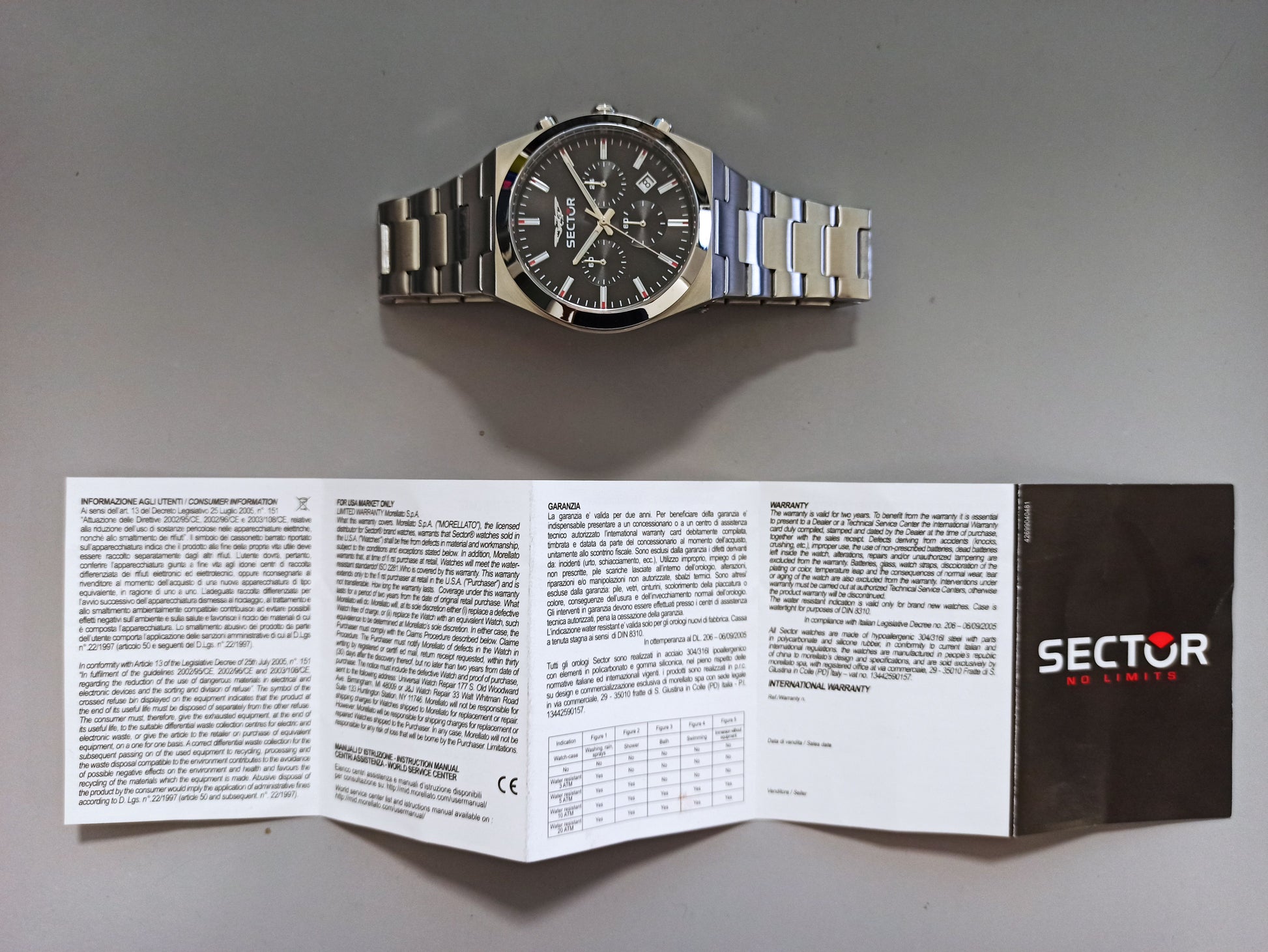 Orologio Sector R3273301001 Uomo