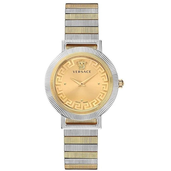 Orologio Versace Greca Icon VE3D00422 Donna Bicolore Nero