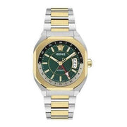 Orologio Versace V-Code VE0I00325 Chrono Uomo Acciaio Quadrante Blu
