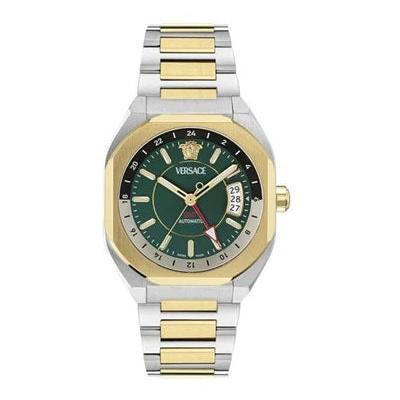 Orologio Versace V-Code VE0I00325 Chrono Uomo Acciaio Quadrante Blu