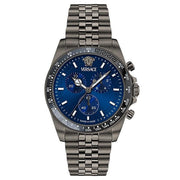 Orologio Versace V-Motif VE0H00625 Donna Acciaio Quadrante Blu