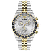 Orologio Versace V-Motif VE0H00725 Donna Bicolore Quadrante Verde