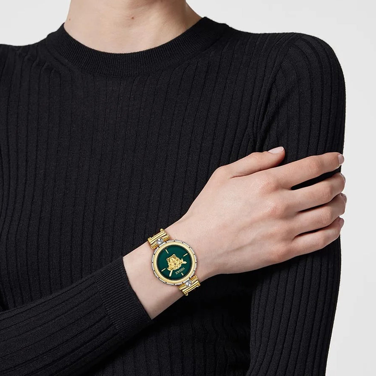 Orologio Versace V-Ray VE0B00325 Cronografo Uomo Quadrante Verde