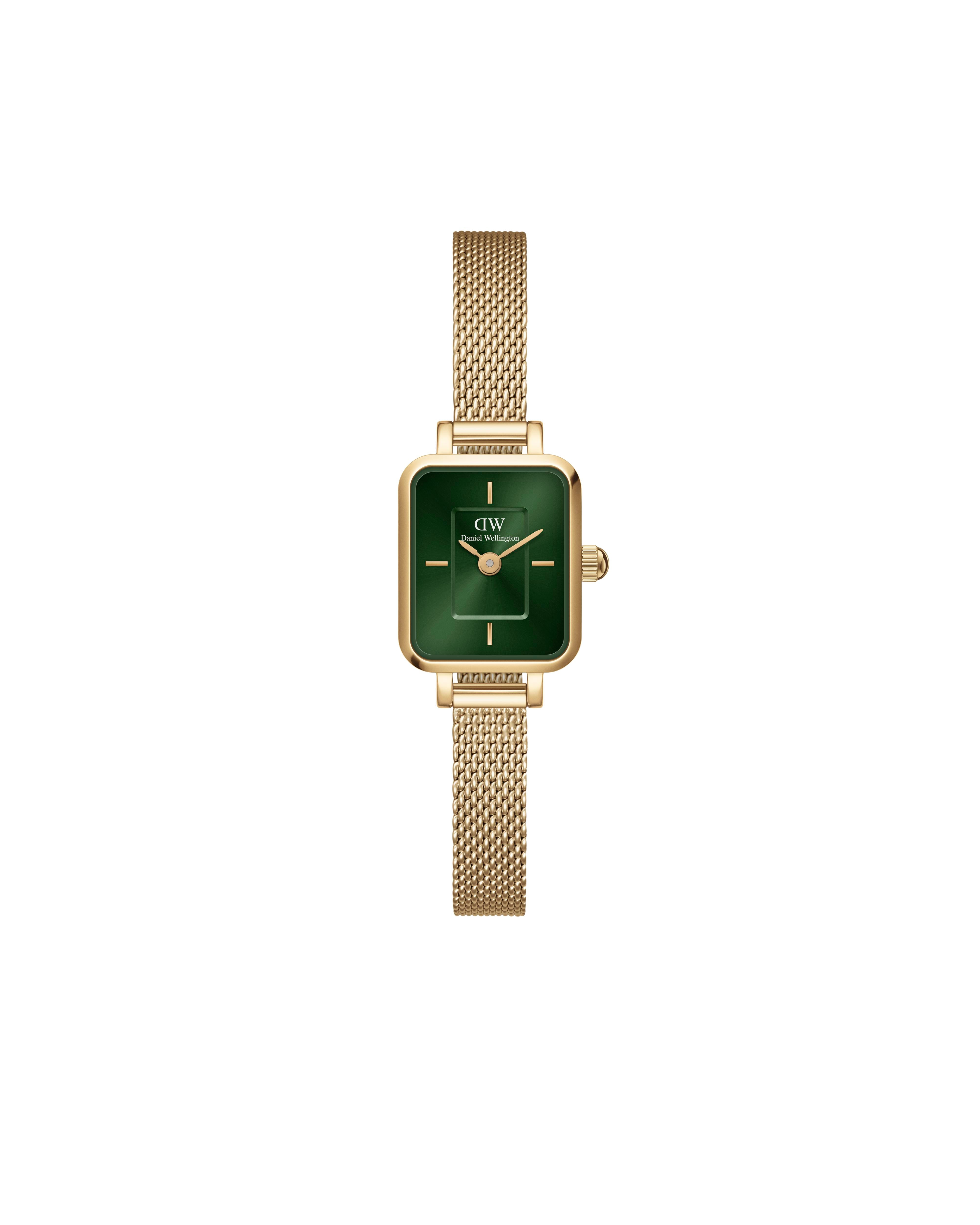 Daniel Wellington Quadro Mini Evergold Emerald Watch Dw00100653