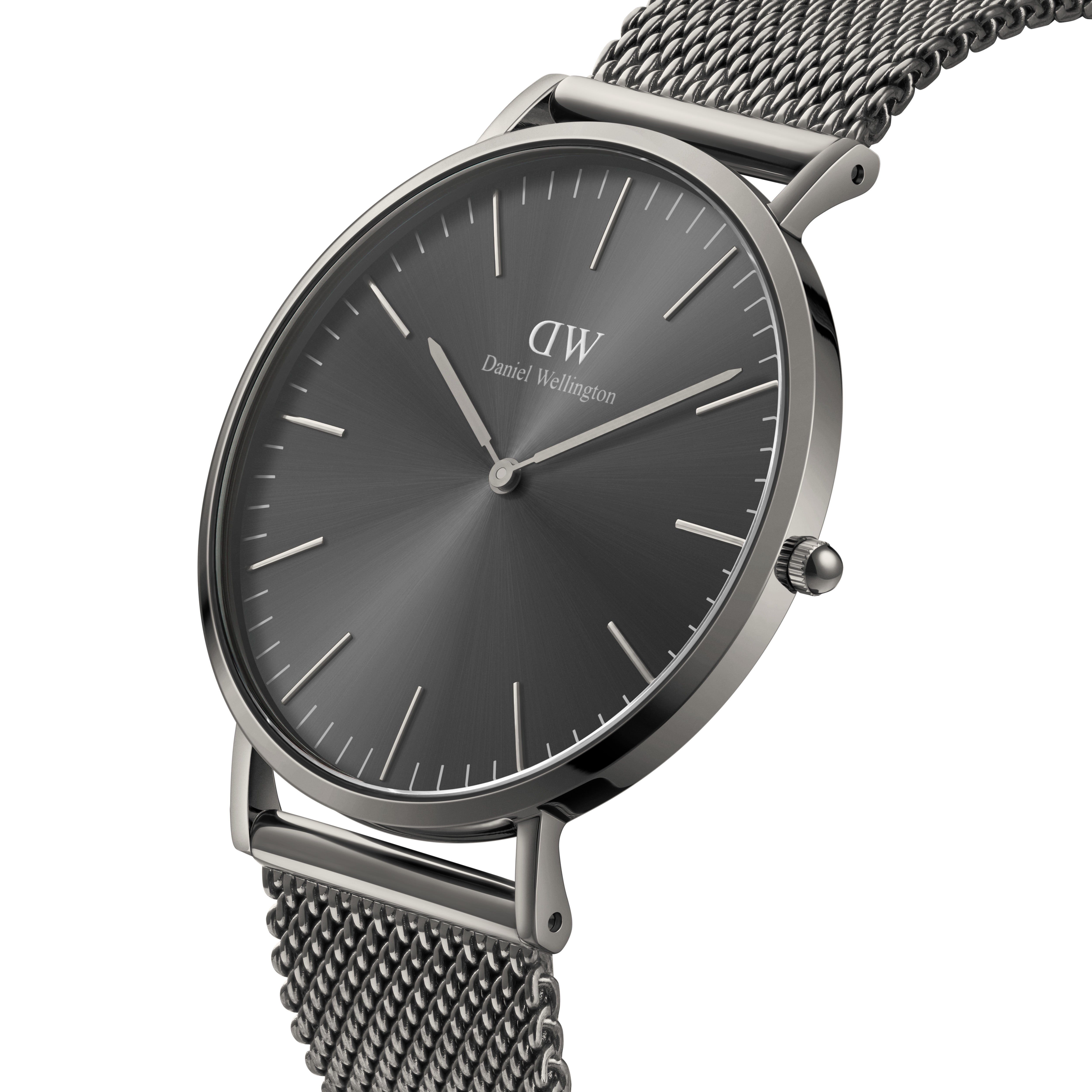 Daniel Wellington Men's Classic Mesh Graphite Watch DW00100630