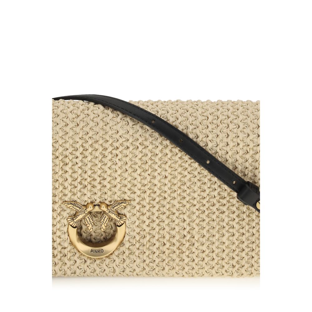 PINKO Beige Polypropylene Shoulder Bag