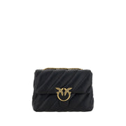 PINKO Love Puff Borsa a Spalla Maxi Quilt Nera SS26
