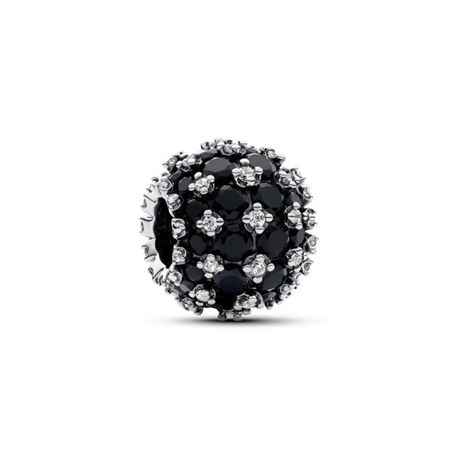 Pandora Charm Pavè Pietre Luminose Nere 792630C04