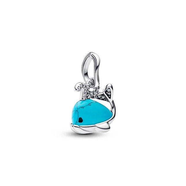 Pandora Turquoise Whale Pendant Charm 793822C01