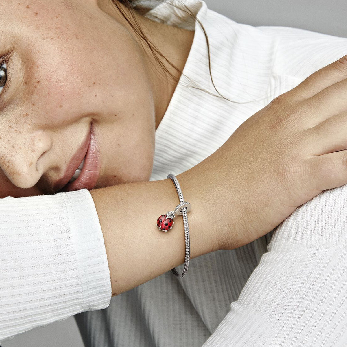 Pandora Charm Pendente Coccinella 792571C01