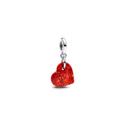 Pandora Charm Pendente Cuore Opale Rosso 793348C01