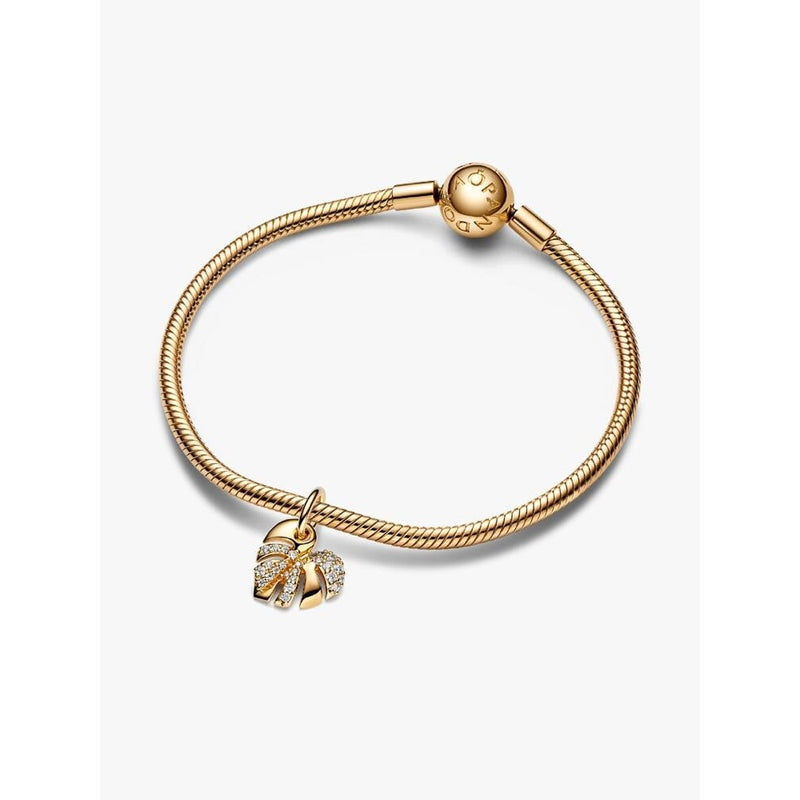 Pandora Charm Pendente Foglia di Monstera Scintillante 763349C01