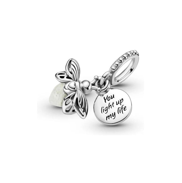 Pandora Glow-in-the-Dark Firefly Pendant Charm 799352C01