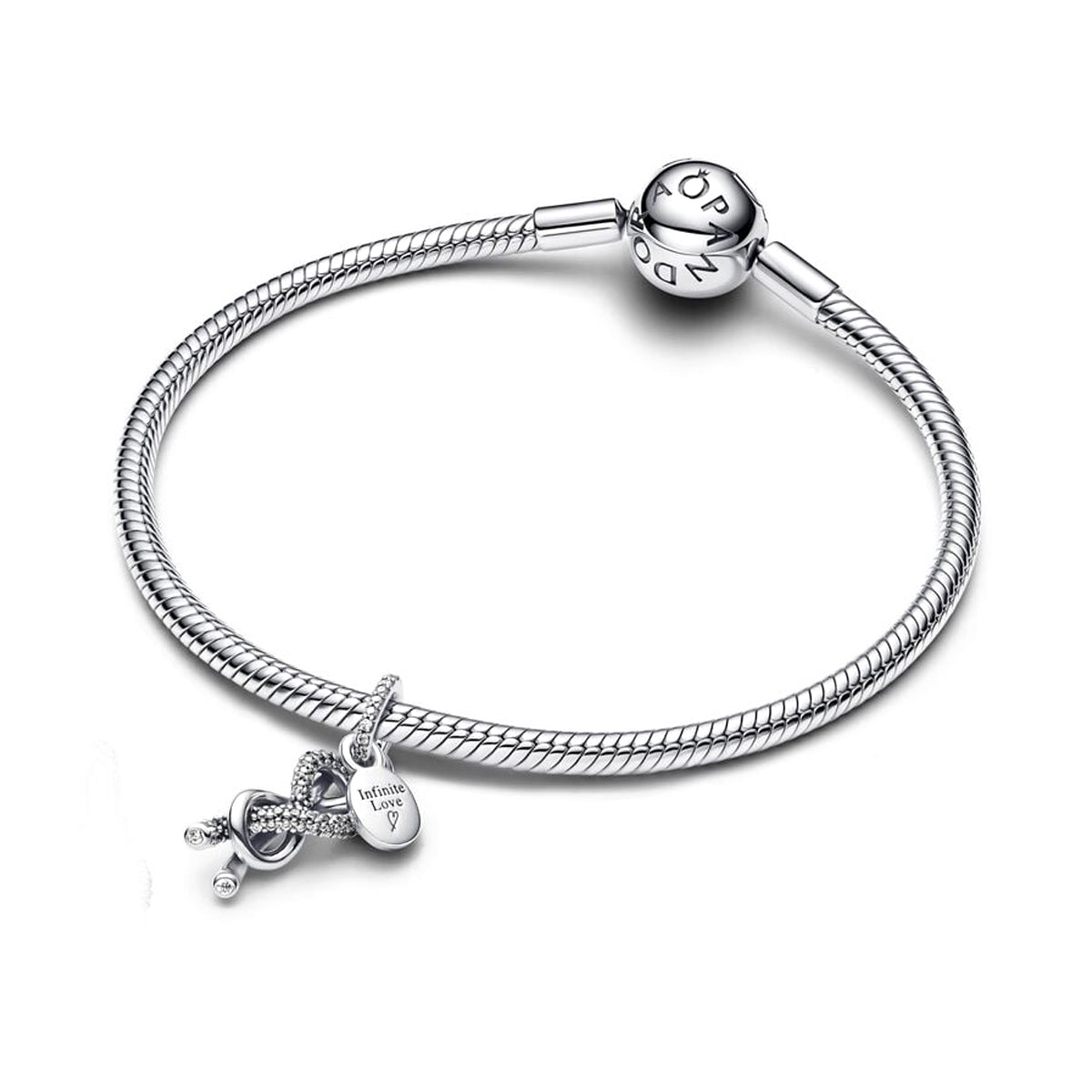 Pandora Charm Pendente Nodo Infinito e Pavè 793780C01