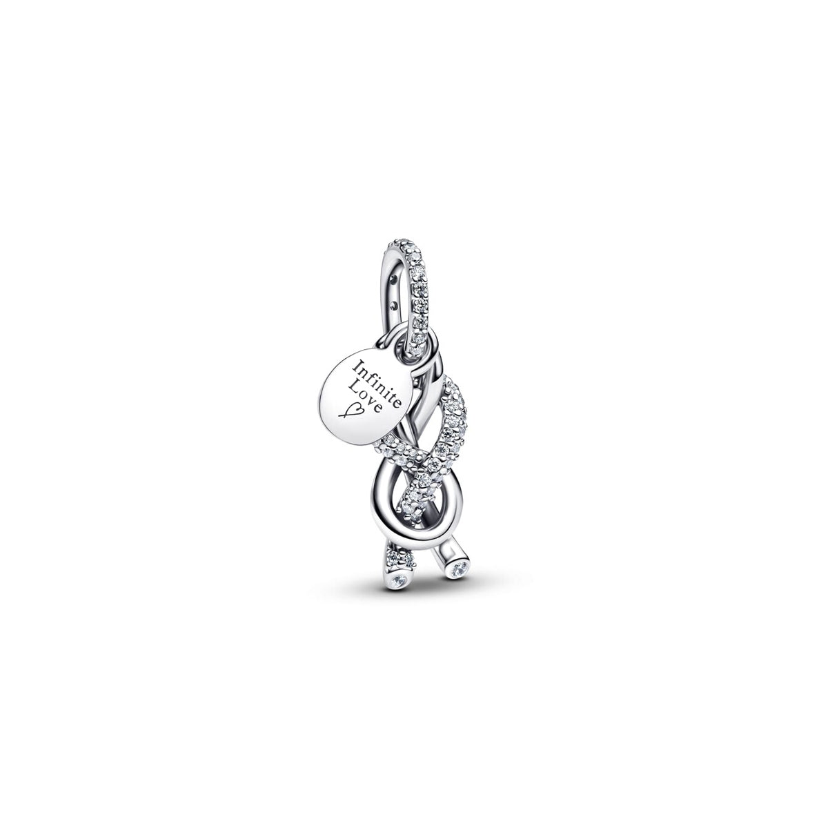 Pandora Charm Pendente Nodo Infinito e Pavè 793780C01