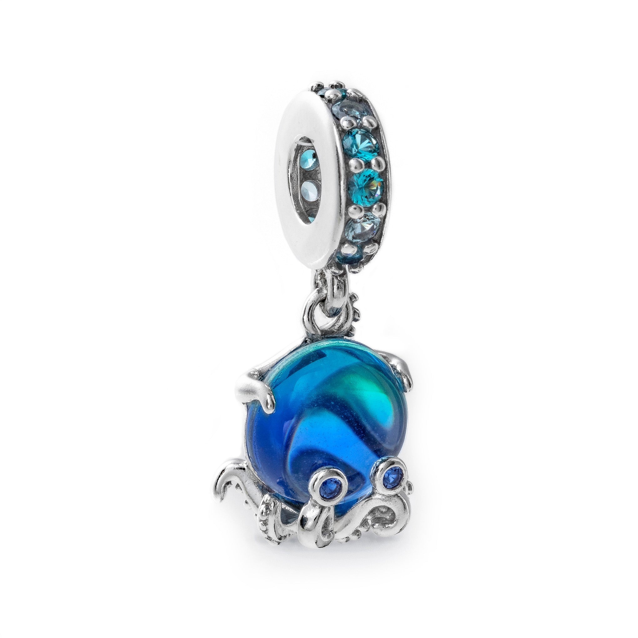 Pandora Murano Glass Octopus Pendant Charm 791694C01