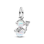 Pandora Charm Pendente Pupazzo di Neve Opale 792981C01