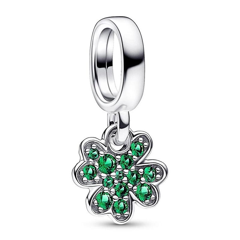 Pandora Charm Pendente Quadrifoglio Verde Piccolo 792751C01