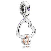 Pandora Charm Pendente Unione di Cuori 787247NLCMX