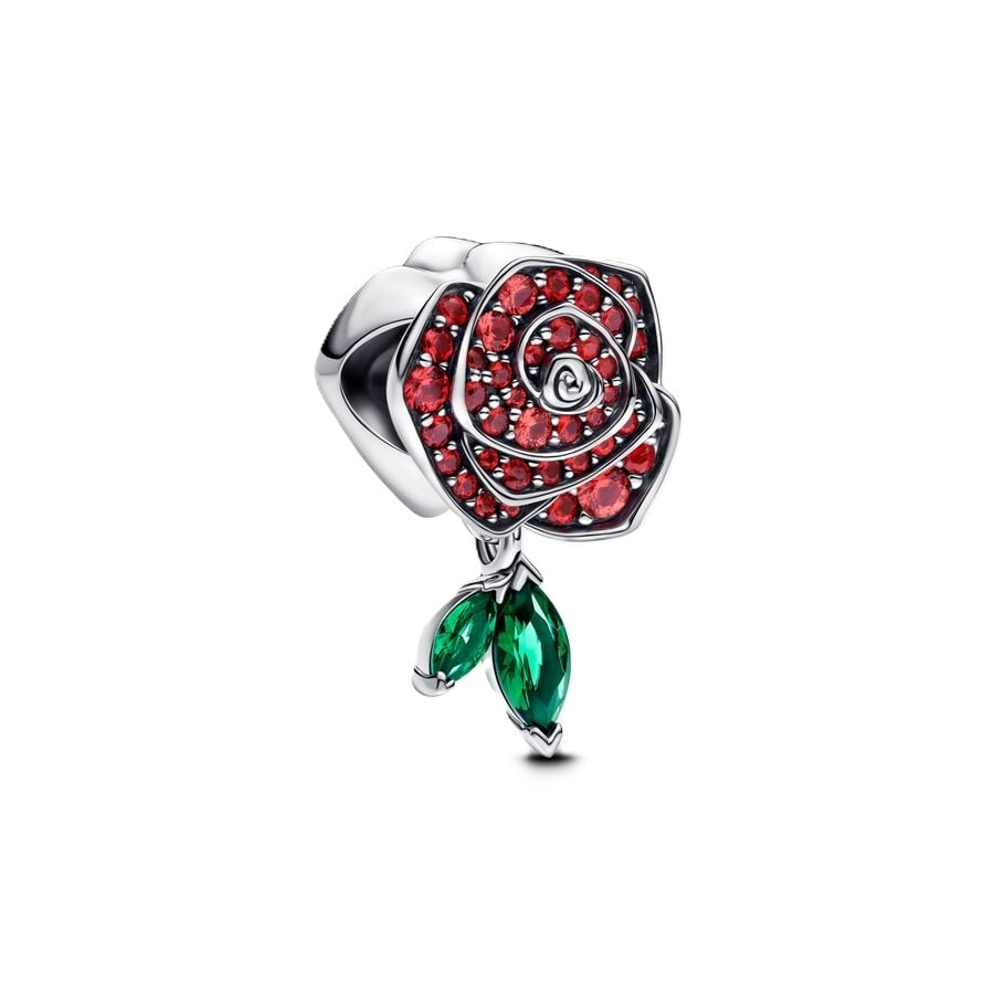 Pandora Charm Red Sparkling Rose 793201C02
