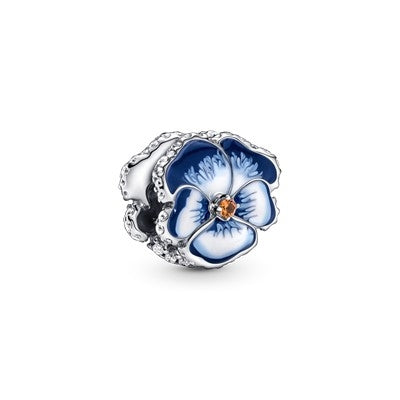 Pandora Charm Viola del pensiero Blu 790777C02