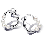 Pandora Orecchini Linea Sinuosa Circolare 293276C01