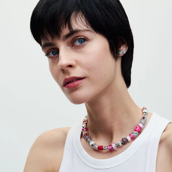 Pandora Orecchini Punto Luce Cuore e Pavè 293097C01