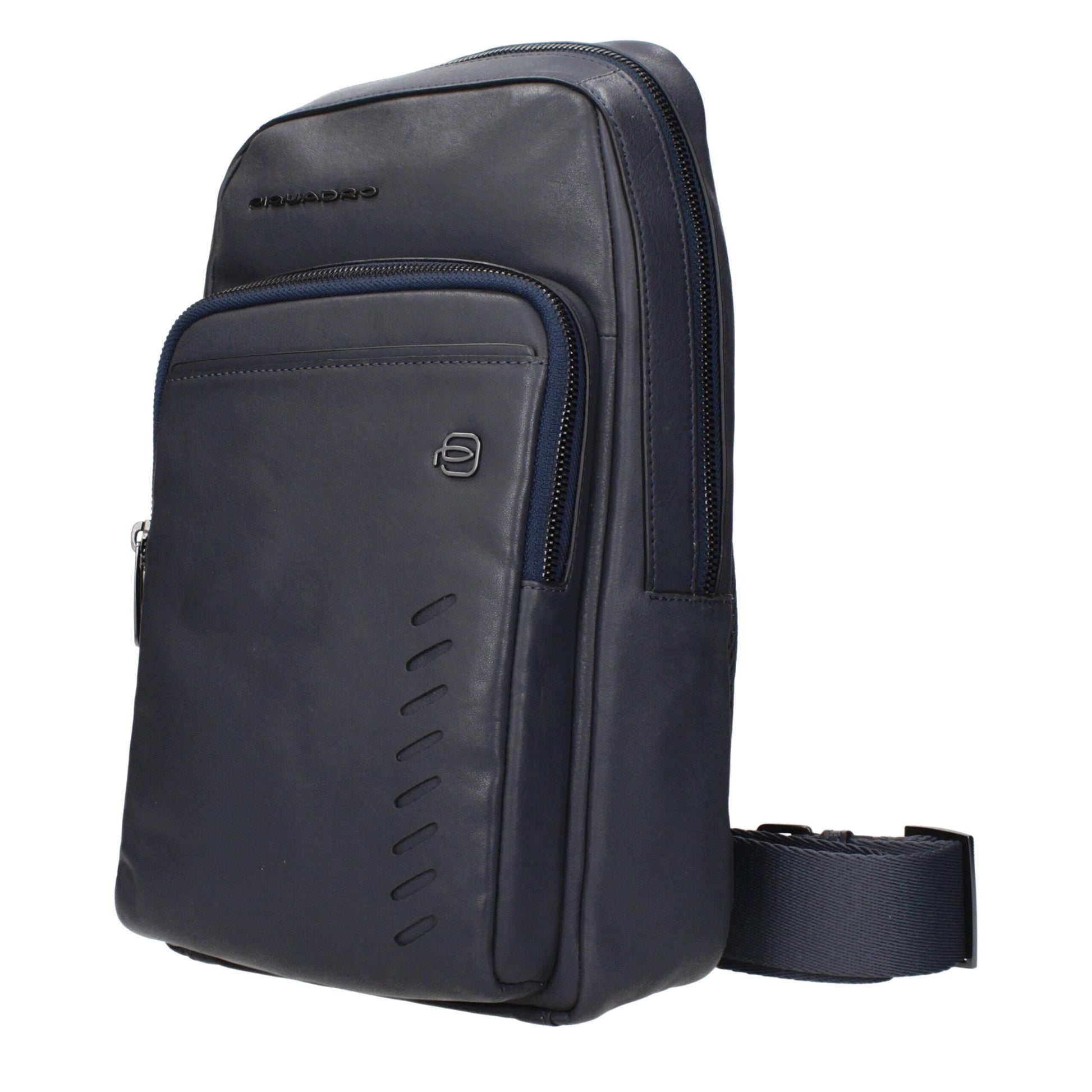 Piquadro Borsa a Tracolla in Pelle Blu CA5346S110BLU