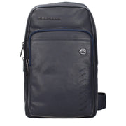 Piquadro Borsa a Tracolla in Pelle Blu CA5346S110BLU