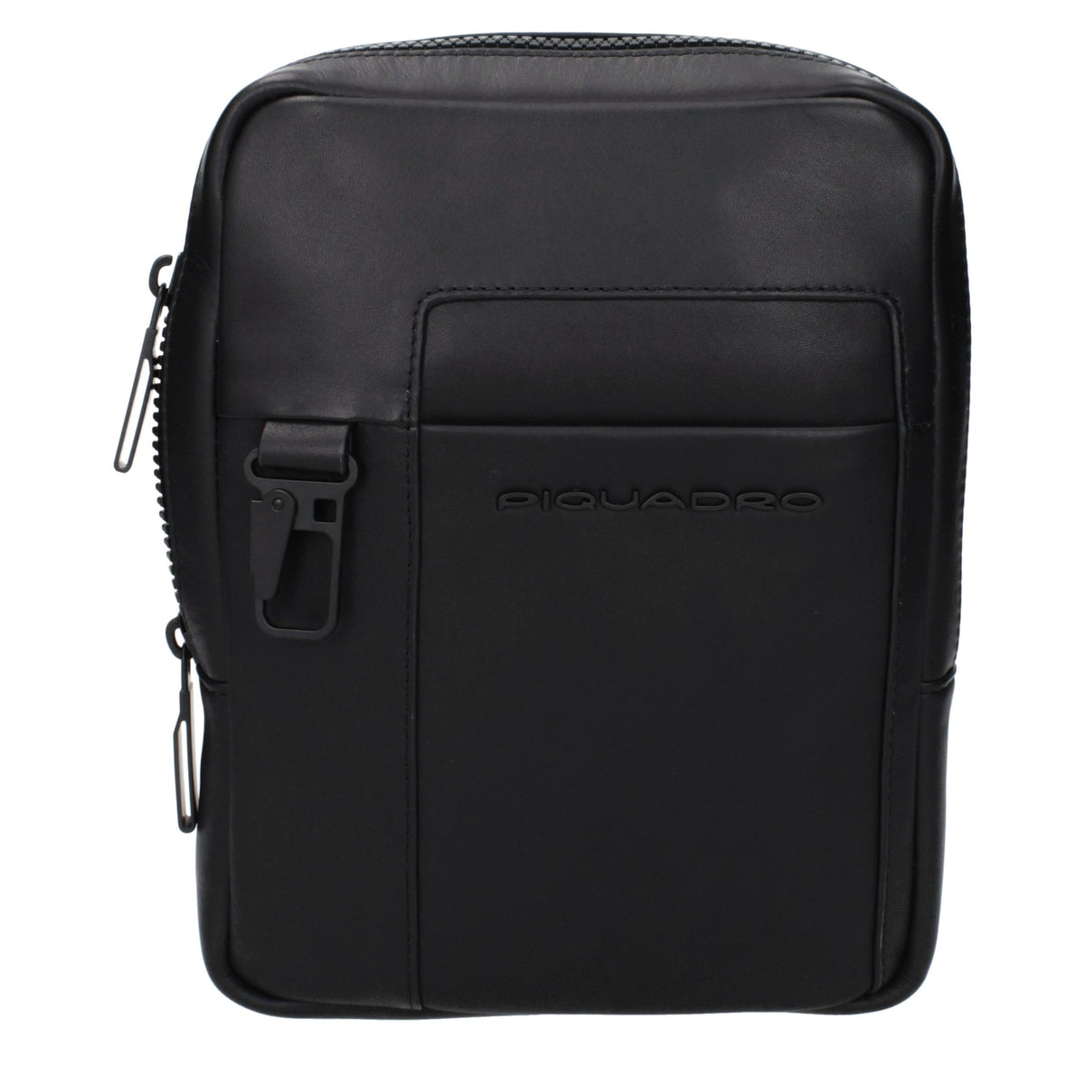 Piquadro Black Leather Shoulder Bag CA3084S123N