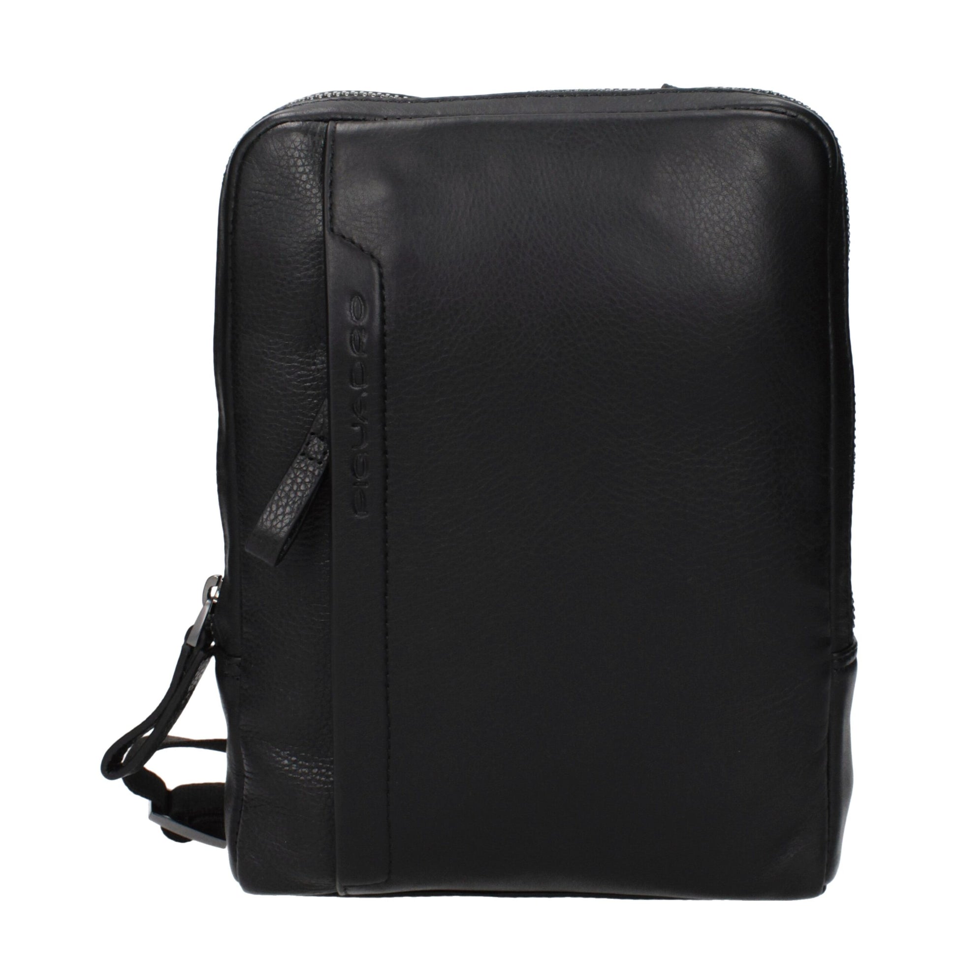 Piquadro Borsa a Tracolla in Pelle Nera OUTCA4263S94N Effetto Vintage