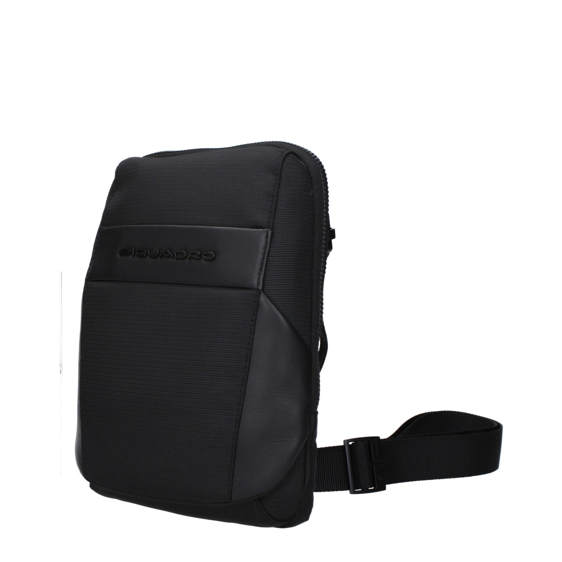 Piquadro Borsa a Tracolla in Tessuto Nero CA5747S117N